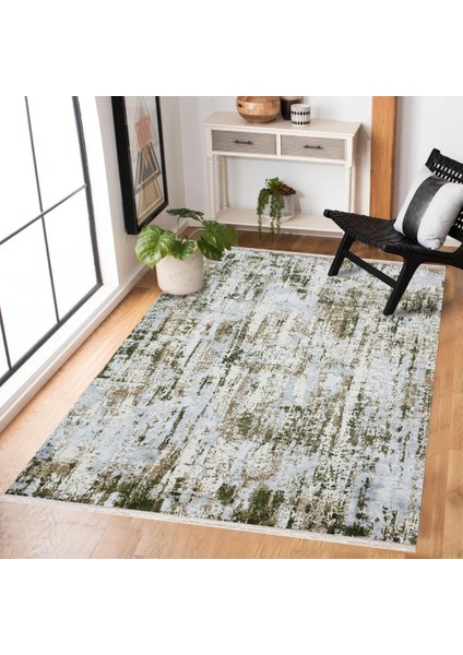 Yeşil Modern Modern Etnik Desenli Halı | Makinada Yıkanabilir | Hav Toz Vermez | Leke Tutmayaz | Kaymaz Taban | Dijital Makine Baskı | Salon Yolluk Mutfak Halısı fiyatları