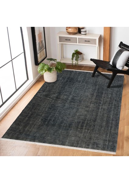 Antrasit Düz Modern Etnik Desenli Halı | Makinada Yıkanabilir | Hav Toz Vermez | Leke Tutmayaz | Kaymaz Taban | Dijital Makine Baskı | Salon Yolluk Mutfak Halısı fiyatları