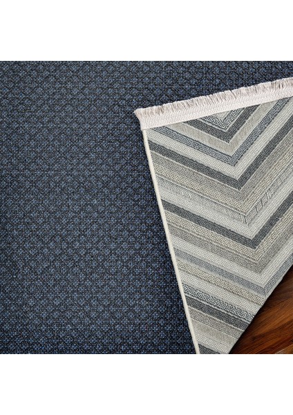 Mavi Geometrik Modern Etnik Desenli Halı | Makinada Yıkanabilir | Hav Toz Vermez | Leke Tutmayaz | Kaymaz Taban | Dijital Makine Baskı | Salon Yolluk Mutfak Halısı fırsatları