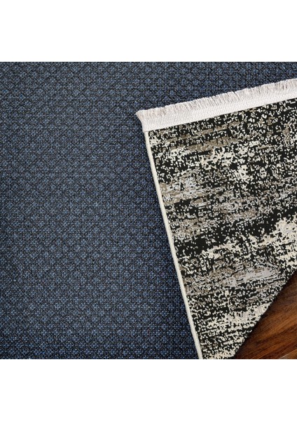 Siyah Soyut Modern Etnik Desenli Halı | Makinada Yıkanabilir | Hav Toz Vermez | Leke Tutmayaz | Kaymaz Taban | Dijital Makine Baskı | Salon Yolluk Mutfak Halısı fırsatları