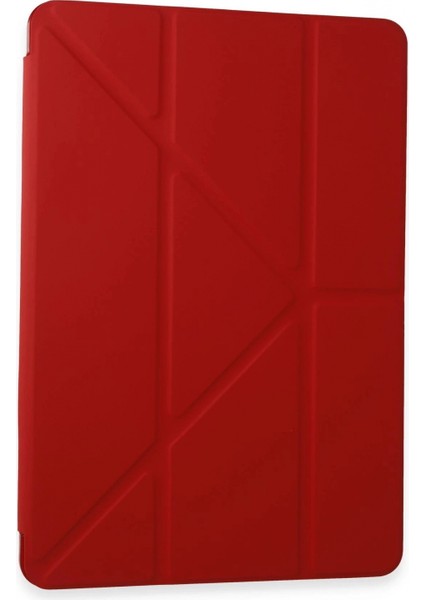 Huawei Honor Pad X9 11.5 Kılıf Kalemlikli Mars Tablet Kılıfı - Kırmızı