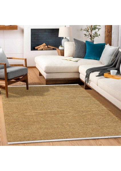 Sarı Düz Modern Etnik Desenli Halı | Makinada Yıkanabilir | Hav Toz Vermez | Leke Tutmayaz | Kaymaz Taban | Dijital Makine Baskı | Salon Yolluk Mutfak Halısı fiyatları