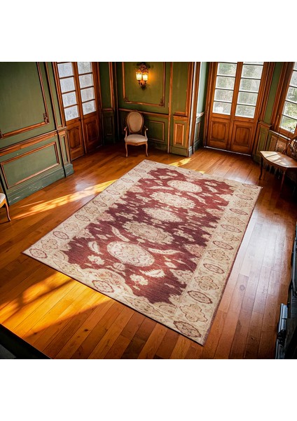 Bordo Madalyon Modern Etnik Desenli Halı | Makinada Yıkanabilir | Hav Toz Vermez | Leke Tutmayaz | Kaymaz Taban | Dijital Makine Baskı | Salon Yolluk Mutfak Halısı modelleri