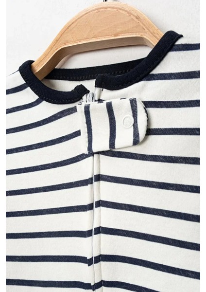 %100 Pamuk 9-12-18 Ay Panda 3'lü Patiksiz Manşetli Tulum (Kız Erkek Bebek Çocuk) indirimleri