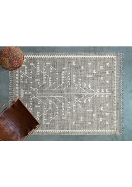 Kahve Etnik Modern Etnik Desenli Halı | Makinada Yıkanabilir | Hav Toz Vermez | Leke Tutmayaz | Kaymaz Taban | Dijital Makine Baskı | Salon Yolluk Mutfak Halısı modelleri