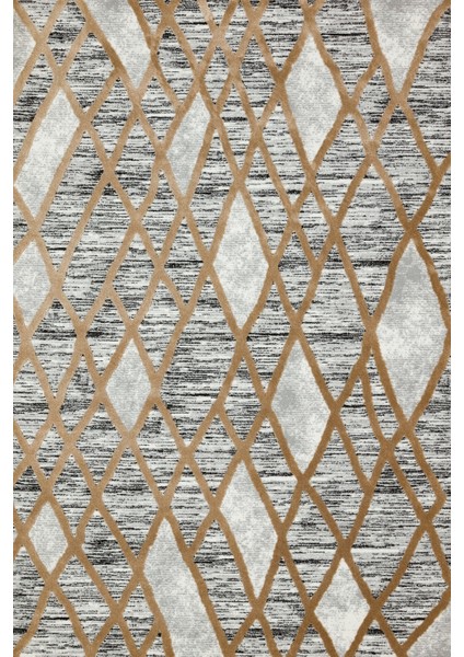 Gri Geometrik Modern Etnik Desenli Halı | Makinada Yıkanabilir | Hav Toz Vermez | Leke Tutmayaz | Kaymaz Taban | Dijital Makine Baskı | Salon Yolluk Mutfak Halısı