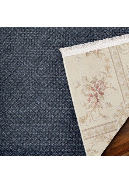 Krem Çiçekli Modern Etnik Desenli Halı | Makinada Yıkanabilir | Hav Toz Vermez | Leke Tutmayaz | Kaymaz Taban | Dijital Makine Baskı | Salon Yolluk Mutfak Halısı fırsatları