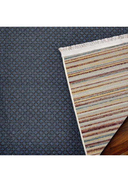Bej Çizgili Modern Etnik Desenli Halı | Makinada Yıkanabilir | Hav Toz Vermez | Leke Tutmayaz | Kaymaz Taban | Dijital Makine Baskı | Salon Yolluk Mutfak Halısı fırsatları