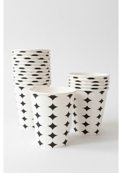 Yıldızlı Karton Bardak 500 Adet 8 Oz - 240 ml modelleri