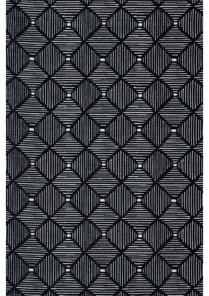Siyah Geometrik Modern Etnik Desenli Halı | Makinada Yıkanabilir | Hav Toz Vermez | Leke Tutmayaz | Kaymaz Taban | Dijital Makine Baskı | Salon Yolluk Mutfak Halısı