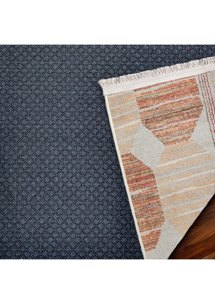 Sarı Geometrik Modern Etnik Desenli Halı | Makinada Yıkanabilir | Hav Toz Vermez | Leke Tutmayaz | Kaymaz Taban | Dijital Makine Baskı | Salon Yolluk Mutfak Halısı fırsatları