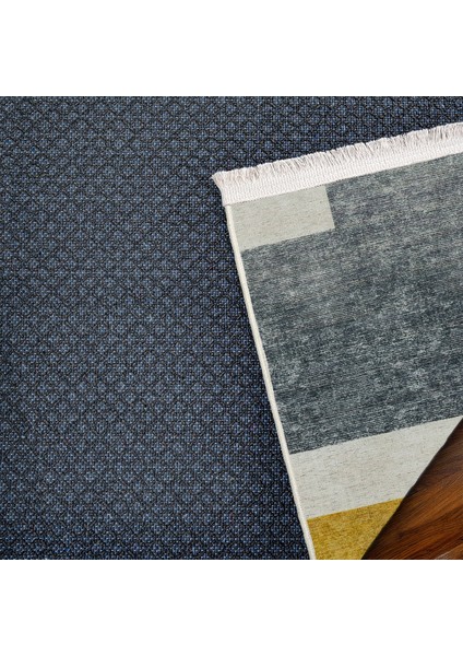 Antrasit Geometrik Modern Etnik Desenli Halı | Makinada Yıkanabilir | Hav Toz Vermez | Leke Tutmayaz | Kaymaz Taban | Dijital Makine Baskı | Salon Yolluk Mutfak Halısı fırsatları