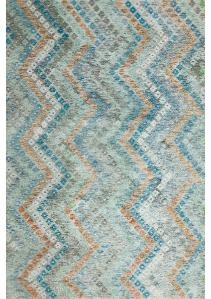 Mavi Geometrik Modern Etnik Desenli Halı | Makinada Yıkanabilir | Hav Toz Vermez | Leke Tutmayaz | Kaymaz Taban | Dijital Makine Baskı | Salon Yolluk Mutfak Halısı