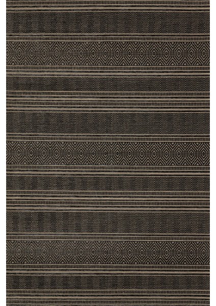 Antrasit Etnik Modern Etnik Desenli Halı | Makinada Yıkanabilir | Hav Toz Vermez | Leke Tutmayaz | Kaymaz Taban | Dijital Makine Baskı | Salon Yolluk Mutfak Halısı