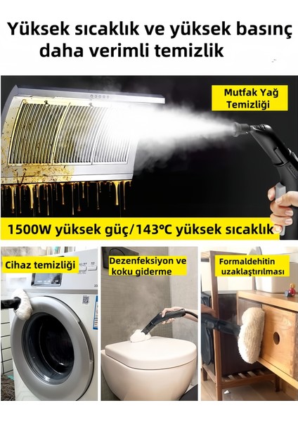 Buharlı Çok Amaçlı Temizlik Makinesi Halı, Koltuk, Fayans, Cam ve Zemin Için fırsatları