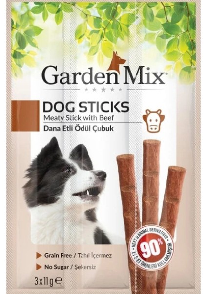 Dana Etli Köpek Stick Ödül 3*11G 10'lu modelleri