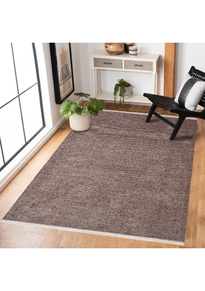 Mürdüm Düz Modern Etnik Desenli Halı | Makinada Yıkanabilir | Hav Toz Vermez | Leke Tutmayaz | Kaymaz Taban | Dijital Makine Baskı | Salon Yolluk Mutfak Halısı modelleri