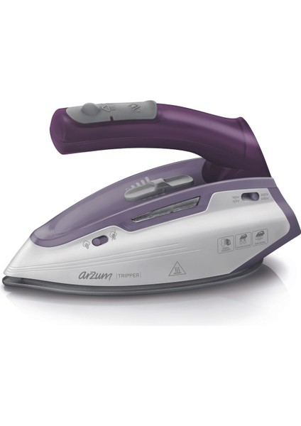 Mor Buharlı Seyahat Ütüsü 1150W, Hafif ve Pratik Taşınabilirlik