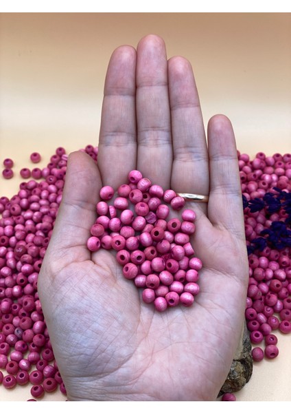 5 mm Ahşap Boncuk (25 Gram 315 Adet) Delik Çapı 2 mm Makrome Tasarım Takı Bileklik Aksesuar fiyatları