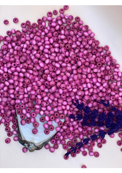 5 mm Ahşap Boncuk (25 Gram 315 Adet) Delik Çapı 2 mm Makrome Tasarım Takı Bileklik Aksesuar modelleri