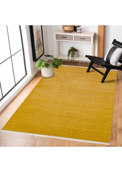Sarı Düz Modern Etnik Desenli Halı | Makinada Yıkanabilir | Hav Toz Vermez | Leke Tutmayaz | Kaymaz Taban | Dijital Makine Baskı | Salon Yolluk Mutfak Halısı fiyatları
