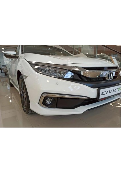 Honda Civic Fc5 Makyajlı Kasa Krom Sis Kaşı Kaplama fiyatları