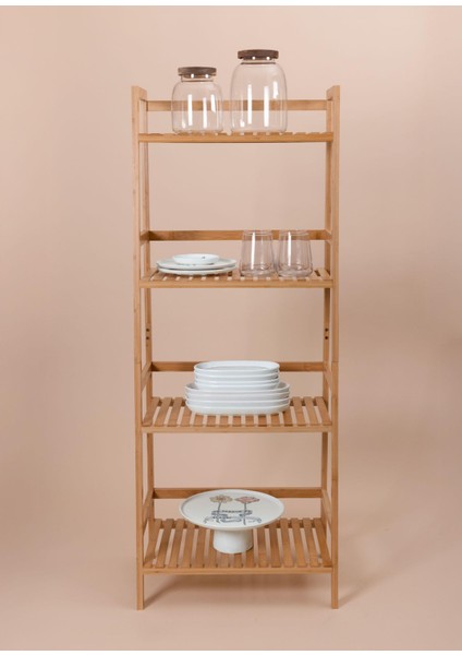 Bambu 4 Katlı Düzenleyici Dolap Raf 120X49X32 cm fiyatları