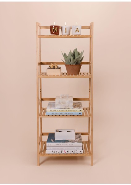 Bambu 4 Katlı Düzenleyici Dolap Raf 120X49X32 cm fırsatları