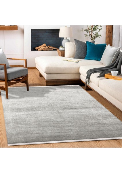 Gri Düz Modern Etnik Desenli Halı | Makinada Yıkanabilir | Hav Toz Vermez | Leke Tutmayaz | Kaymaz Taban | Dijital Makine Baskı | Salon Yolluk Mutfak Halısı modelleri