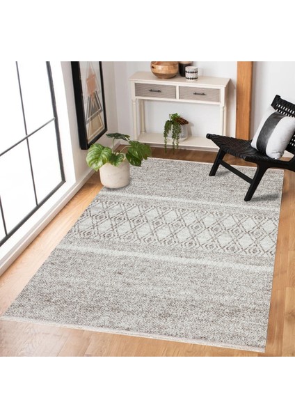 Kahve Etnik Modern Etnik Desenli Halı | Makinada Yıkanabilir | Hav Toz Vermez | Leke Tutmayaz | Kaymaz Taban | Dijital Makine Baskı | Salon Yolluk Mutfak Halısı modelleri