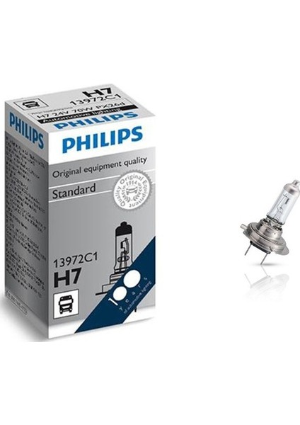 Phılıps 24V H7 Ampul 70W Sarsıntıya Dayanıklı N11.4885