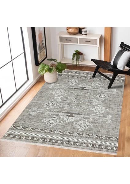 Kahve Etnik Modern Etnik Desenli Halı | Makinada Yıkanabilir | Hav Toz Vermez | Leke Tutmayaz | Kaymaz Taban | Dijital Makine Baskı | Salon Yolluk Mutfak Halısı fiyatları