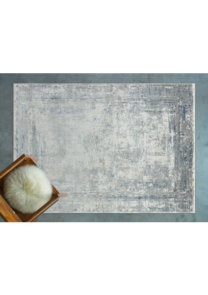 Mavi Soyut Modern Etnik Desenli Halı | Makinada Yıkanabilir | Hav Toz Vermez | Leke Tutmayaz | Kaymaz Taban | Dijital Makine Baskı | Salon Yolluk Mutfak Halısı fırsatları