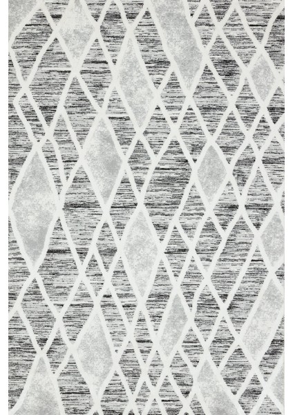 Gri Geometrik Modern Etnik Desenli Halı | Makinada Yıkanabilir | Hav Toz Vermez | Leke Tutmayaz | Kaymaz Taban | Dijital Makine Baskı | Salon Yolluk Mutfak Halısı