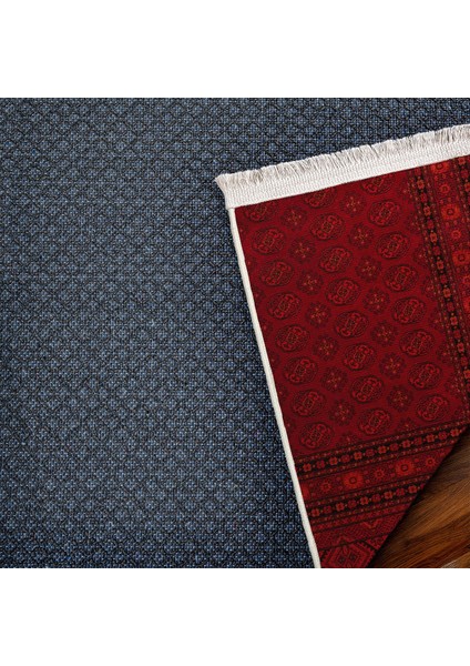 Kırmızı Etnik Modern Etnik Desenli Halı | Makinada Yıkanabilir | Hav Toz Vermez | Leke Tutmayaz | Kaymaz Taban | Dijital Makine Baskı | Salon Yolluk Mutfak Halısı fırsatları