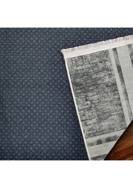 Antrasit Çerçeveli Modern Etnik Desenli Halı | Makinada Yıkanabilir | Hav Toz Vermez | Leke Tutmayaz | Kaymaz Taban | Dijital Makine Baskı | Salon Yolluk Mutfak Halısı fırsatları