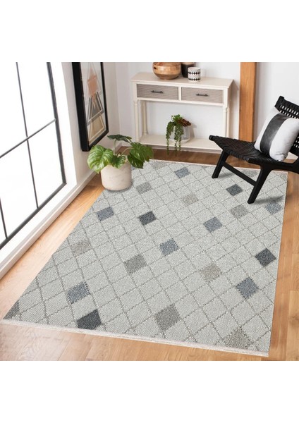 Gri Geometrik Modern Etnik Desenli Halı | Makinada Yıkanabilir | Hav Toz Vermez | Leke Tutmayaz | Kaymaz Taban | Dijital Makine Baskı | Salon Yolluk Mutfak Halısı fiyatları