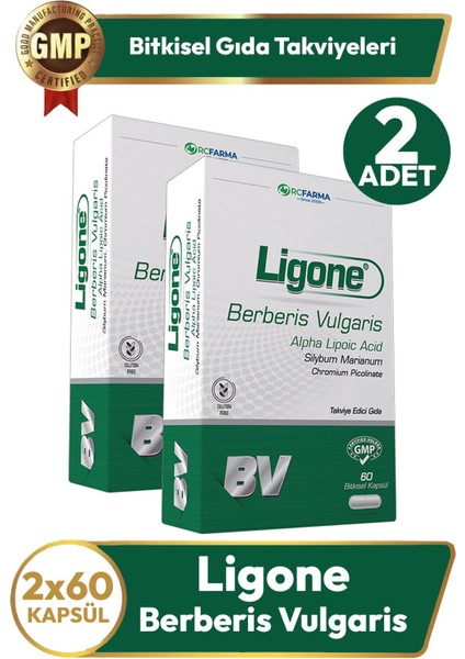Asfstore Ligone Berberis Vulgaris 60 Kapsül 2 Adet