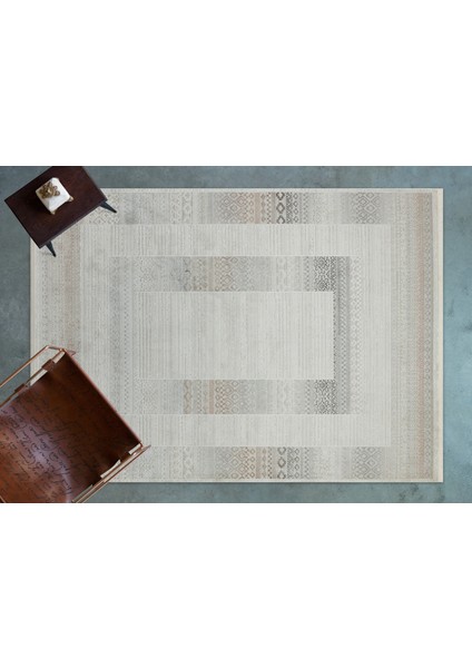 Krem Soyut Modern Etnik Desenli Halı | Makinada Yıkanabilir | Hav Toz Vermez | Leke Tutmayaz | Kaymaz Taban | Dijital Makine Baskı | Salon Yolluk Mutfak Halısı fiyatları