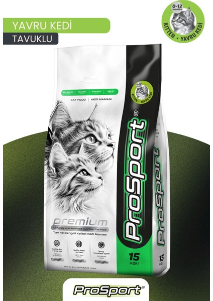 Prosport Kitten Yavru Kedi Maması 15KG indirimleri