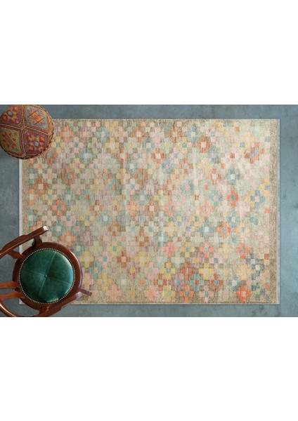 Bej Geometrik Modern Etnik Desenli Halı | Makinada Yıkanabilir | Hav Toz Vermez | Leke Tutmayaz | Kaymaz Taban | Dijital Makine Baskı | Salon Yolluk Mutfak Halısı fiyatları