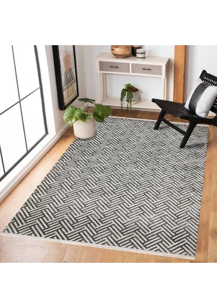 Gri Düz Modern Etnik Desenli Halı | Makinada Yıkanabilir | Hav Toz Vermez | Leke Tutmayaz | Kaymaz Taban | Dijital Makine Baskı | Salon Yolluk Mutfak Halısı fiyatları