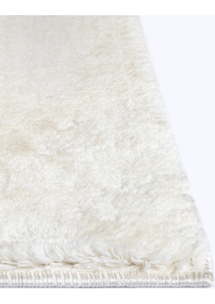 Yıkanabilir Kaymaz Taban Krem Renk Peluş Post Halı fırsatları
