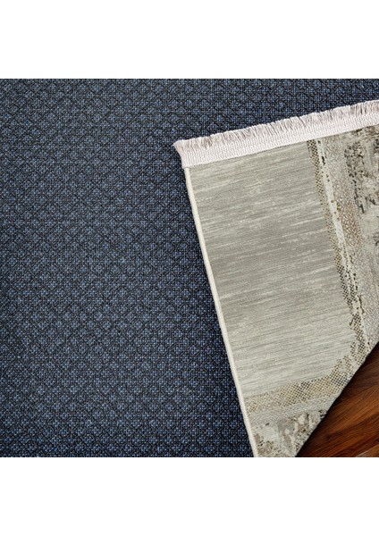 Krem Çerçeveli Modern Etnik Desenli Halı | Makinada Yıkanabilir | Hav Toz Vermez | Leke Tutmayaz | Kaymaz Taban | Dijital Makine Baskı | Salon Yolluk Mutfak Halısı fırsatları