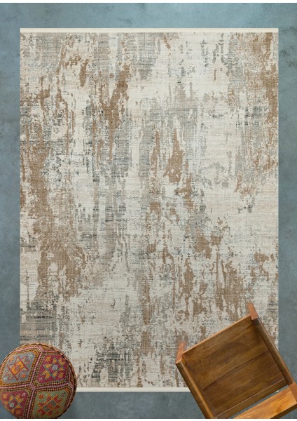 Krem Soyut Modern Etnik Desenli Halı | Makinada Yıkanabilir | Hav Toz Vermez | Leke Tutmayaz | Kaymaz Taban | Dijital Makine Baskı | Salon Yolluk Mutfak Halısı fiyatları