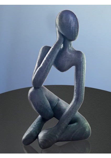 3D Düşünen Modern FIGÜR,BIBLO,HEYKEL-20CM
