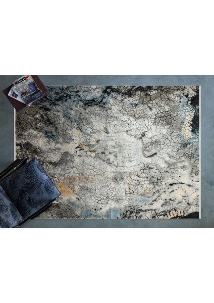 Mavi Modern Modern Etnik Desenli Halı | Makinada Yıkanabilir | Hav Toz Vermez | Leke Tutmayaz | Kaymaz Taban | Dijital Makine Baskı | Salon Yolluk Mutfak Halısı modelleri