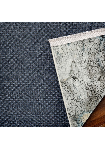 Mavi Modern Modern Etnik Desenli Halı | Makinada Yıkanabilir | Hav Toz Vermez | Leke Tutmayaz | Kaymaz Taban | Dijital Makine Baskı | Salon Yolluk Mutfak Halısı fırsatları