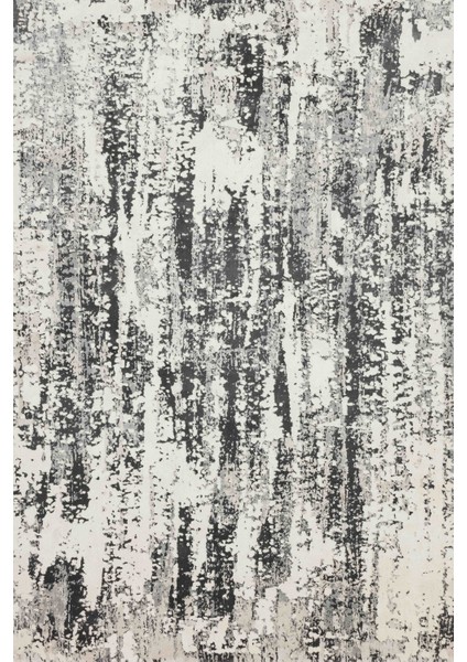 Siyah Modern Modern Etnik Desenli Halı | Makinada Yıkanabilir | Hav Toz Vermez | Leke Tutmayaz | Kaymaz Taban | Dijital Makine Baskı | Salon Yolluk Mutfak Halısı