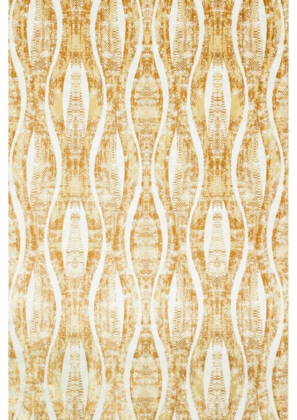 Sarı Geometrik Modern Etnik Desenli Halı | Makinada Yıkanabilir | Hav Toz Vermez | Leke Tutmayaz | Kaymaz Taban | Dijital Makine Baskı | Salon Yolluk Mutfak Halısı